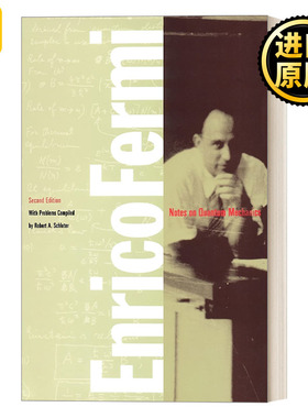Notes on Quantum Mechanics 量子力学笔记 量子理论  Enrico Fermi