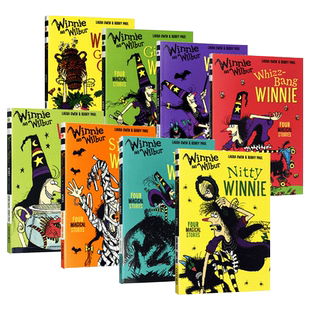 女巫温妮系列小说8册套装 英文原版 Winnie and Wilbur 温妮女巫系列魔法故事 Winnie the Witch 儿童章节童书 插图绘本 英语书籍