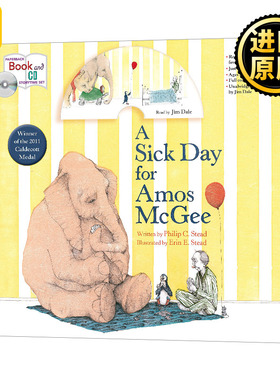 Sick Day For Amos Mcgee (BookCd) 阿莫的生病日 有声书 英文原版儿童绘本