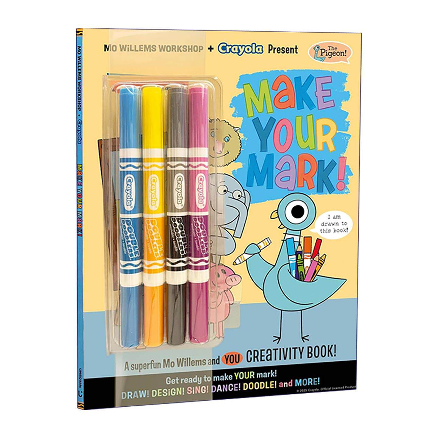 英文原版 Mo Willems Workshop and Crayola Present 鸽子 小象小猪 涂鸦与游戏活动手册 莫威廉斯 创意工厂 进口英语原版书籍