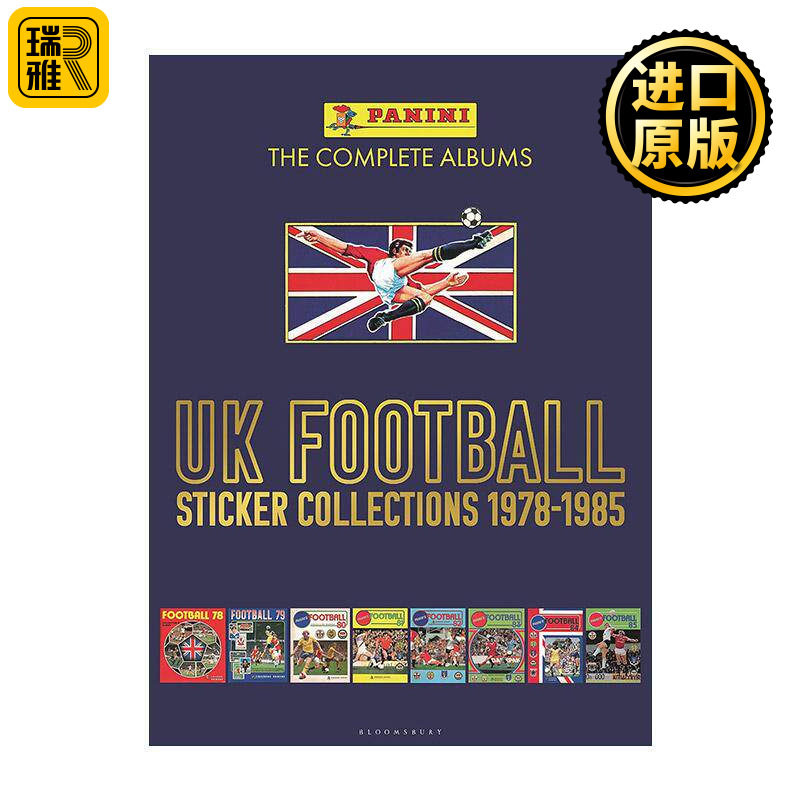 英文原版 Panini UK Football Sticker Collections 1978-1985 帕尼尼足球贴纸收藏 英国足球1978-1985系列 进口英语原版书籍