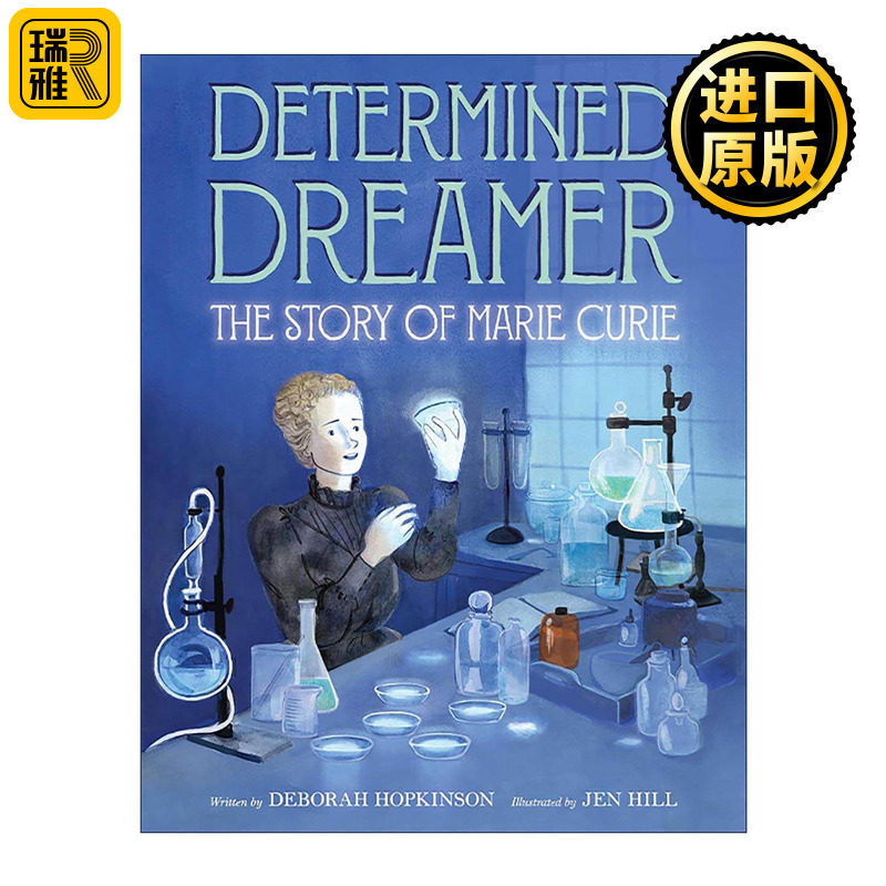 英文原版 Determined Dreamer 居里夫人的故事 精装图画书 英文版 进口英语原版书籍