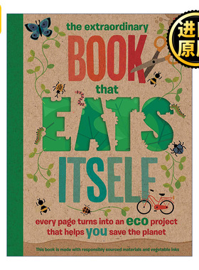 The Extraordinary Book That Eats Itself 非凡创意系列 环保书 每一页都是生态项目