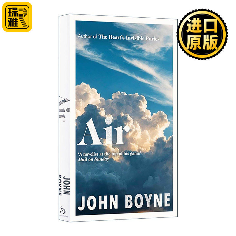 英文原版 Air 空中之旅 约翰&middot;伯恩畅销新作 穿条纹睡衣的男孩作者 精装 英文版 进口英语原版书籍