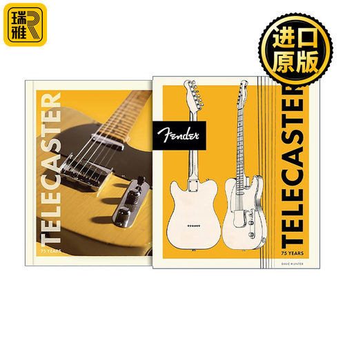 英文原版 Fender Telecaster 75 Years 芬达电吉他75周年 精装 英文版 进口英语原版书籍