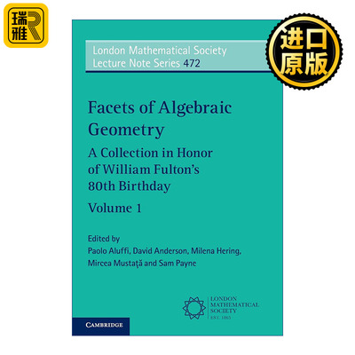Facets of Algebraic Geometry 代数几何面面观 卷一 伦敦数学会讲义系列