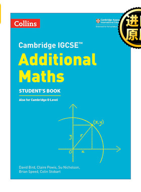 英文原版 Collins Cambridge IGCSE Additional Maths Student’s Book 柯林斯剑桥国际初中附加数学学生用书 第二版