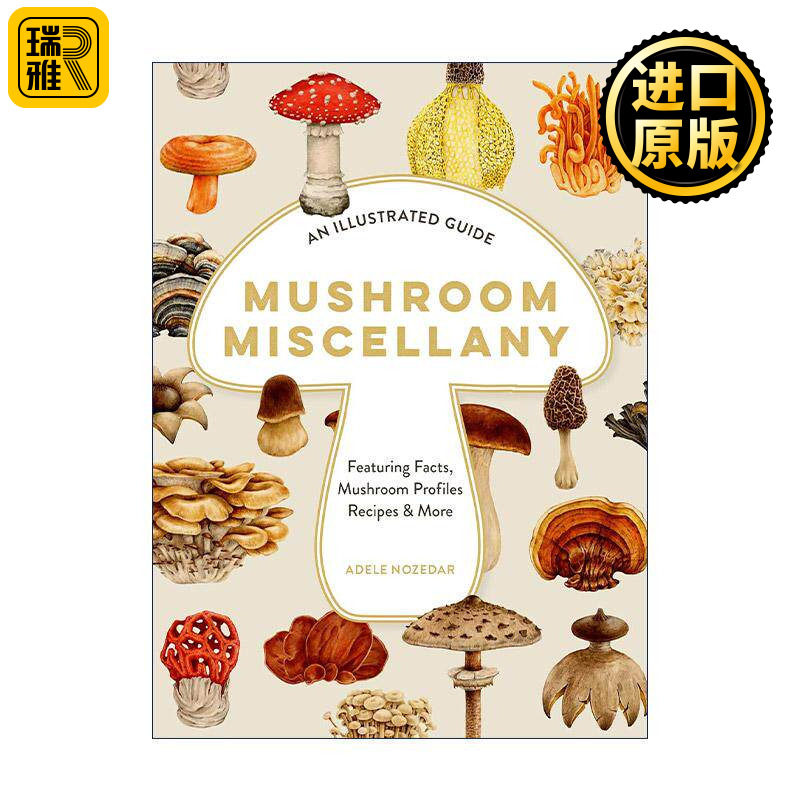 英文原版 Mushroom Miscellany 蘑菇图鉴 精装 植物科普及食谱书 英文版 进口英语原版书籍