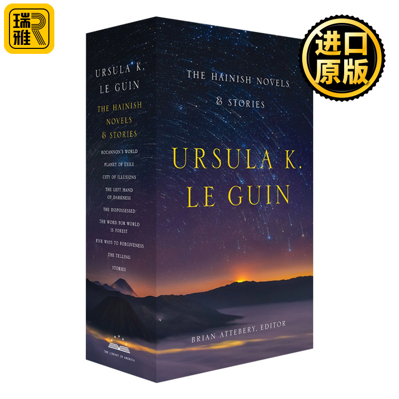 英文原版小说 Ursula K. Le Guin The Hainish Novels and Stories厄休拉·勒奎恩海因斯小说与故事盒套装英文版进口英语书籍