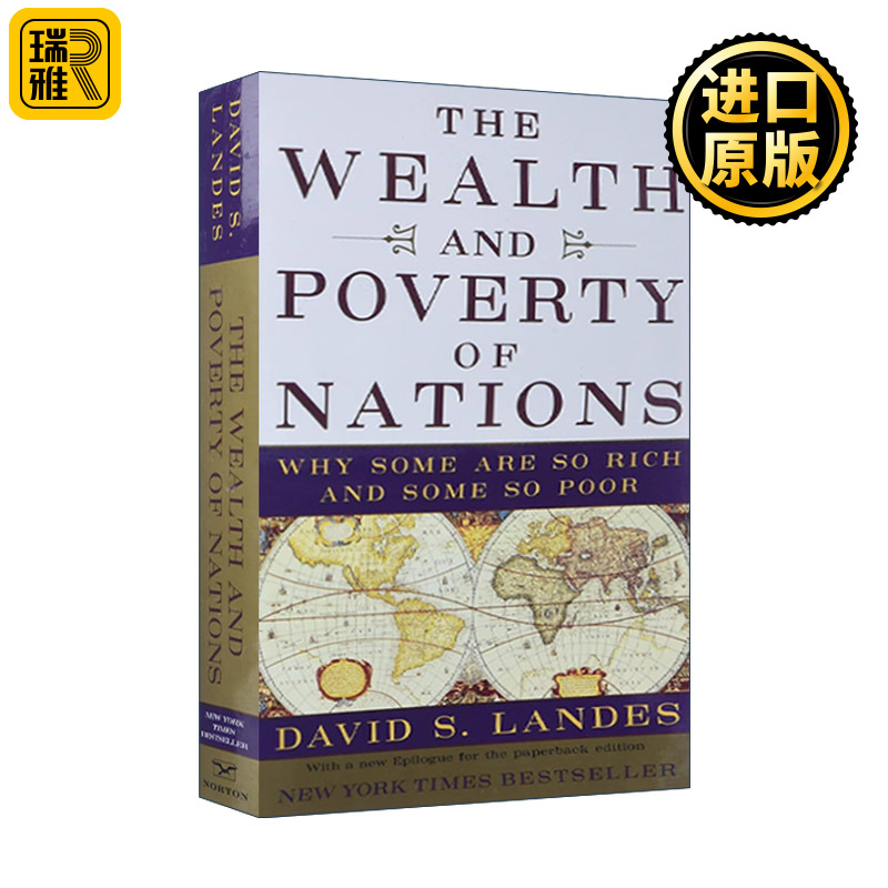 英文原版 The Wealth and Poverty of Nations国富国穷 David S. Landes英文版进口英语原版书籍