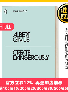 英文原版 Create Dangerously 创作危险 阿尔贝·加缪 企鹅现代经典小绿书系列 英文版 Albert Camus 进口英语原版书