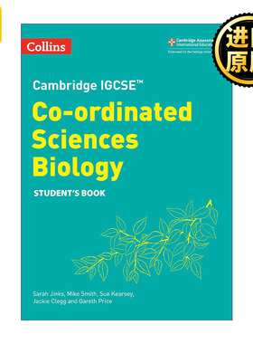 英文原版 Collins Cambridge IGCSE Co-ordinated Sciences Biology Student's Book 柯林斯剑桥国际初中协调科学生物学生用书