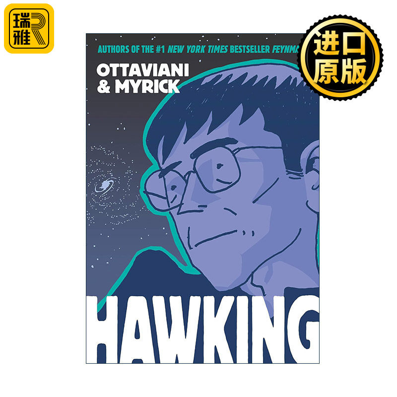 英文原版 Hawking 霍金 科学家自传漫画 英文版 进口英语原版书籍