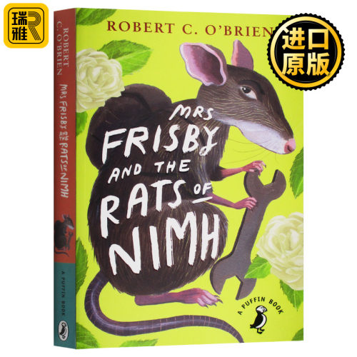 费里斯比夫人和尼姆老鼠 英文原版 Mrs Frisby and the Rats of NIMH 儿童文学小说 纽伯瑞金奖 罗伯特奥布赖恩 进口英语书籍