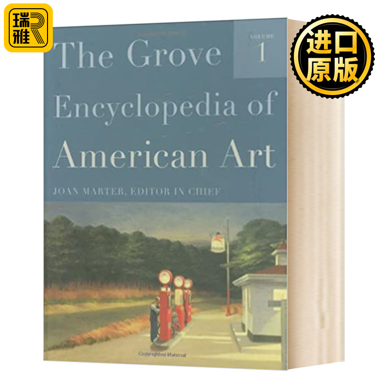 格罗夫美国艺术百科全书5卷集英文原版 The Grove Encyclopedia of American Art英文版 Joan Marter进口英语书籍