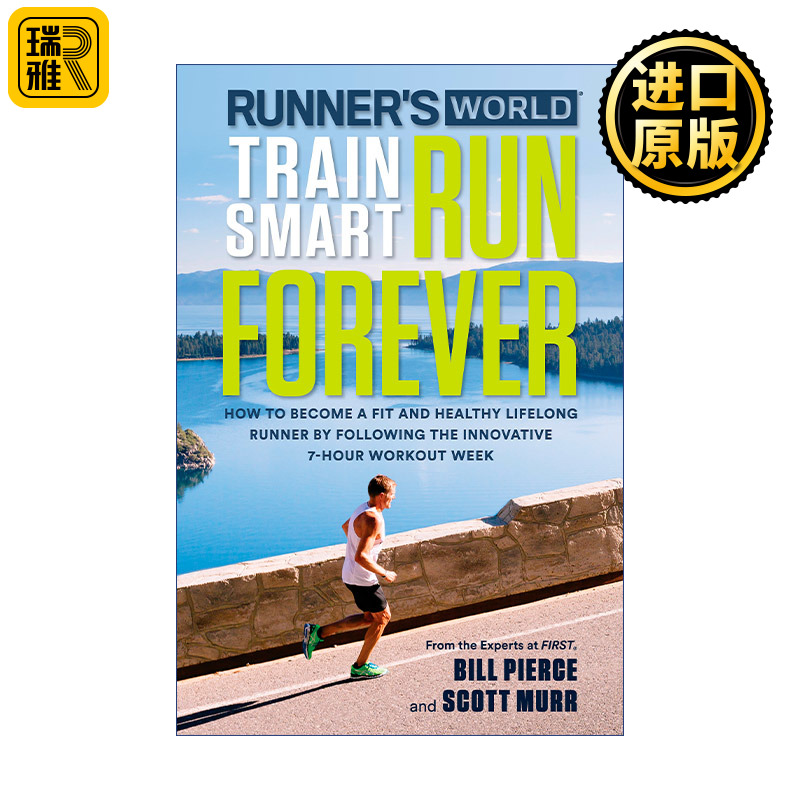 英文原版书 Runner's World Train SmartRun ForeverBill Pierce-封面