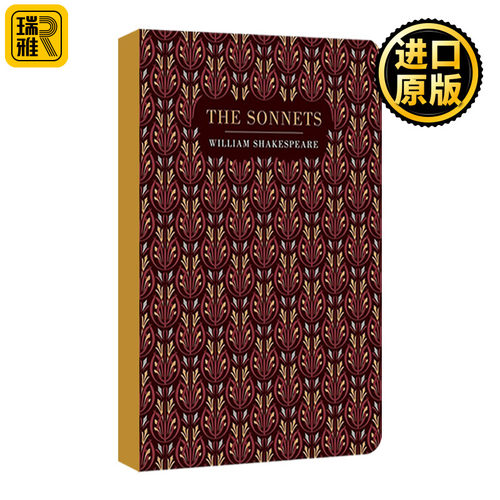 The Sonnets (Chiltern Classic) 莎士比亚十四行诗集 精装 英文原版
