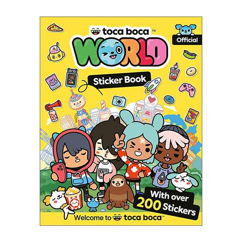 英文原版 Toca Boca Sticker Book Welcome To Toca Boca 托卡世界贴纸书 儿童创意模拟游戏 英文版 进口英语原版书籍