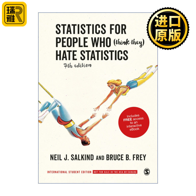 英文原版 Statistics for People Who Think They Hate Statistics 爱上统计学 尼尔·J. 萨尔金德 学生版 英文版 进口书籍