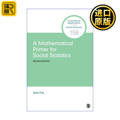 A Mathematical Primer for Social Statistics ampmiddot 英文原版