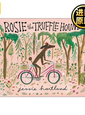 英文原版 Rosie the Truffle Hound 罗斯的松露猎人之路 儿童美食精装绘本 Jessie Hartland 英文版 进口英语原版书籍