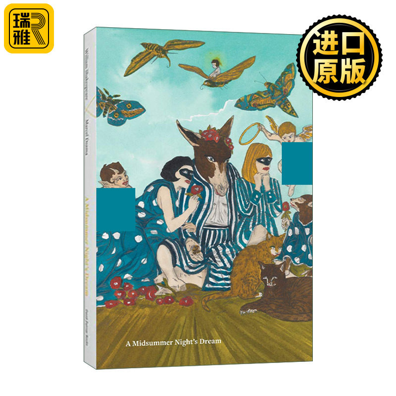 William Shakespeare times Marcel Dzama X 英文原版 仲夏夜之梦 精装插图版
