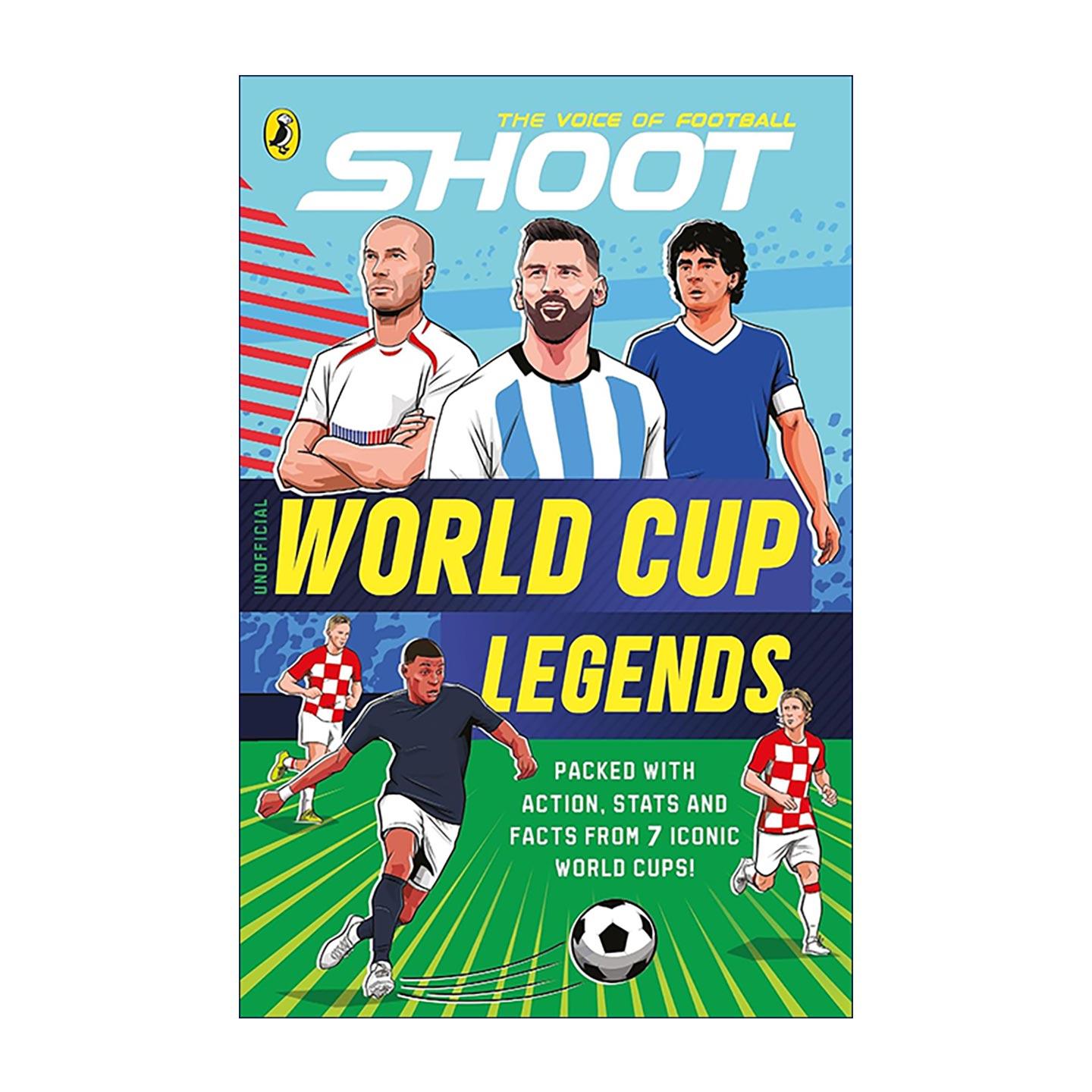 英文原版 Shoot World Cup Legends 射门 世界杯传奇 儿童足球科普书 英文版 进口英语原版书籍图片