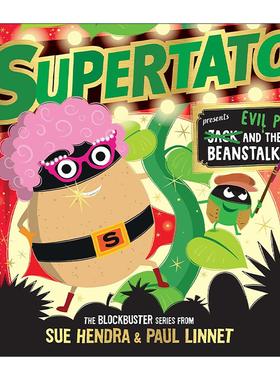 英文原版 Supertato Presents Jack and the Beanstalk 土豆超人 土豆“杰克”和邪恶“魔豆” 英文版 进口英语原版书籍