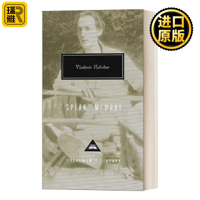 Speak Memory Vladimir Nabokov 进口英语原版书籍