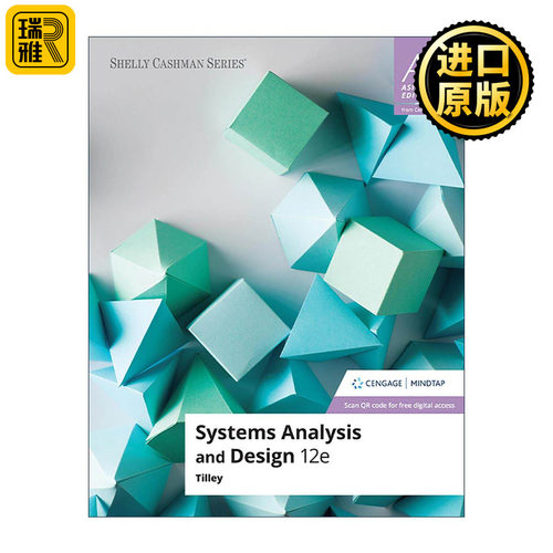 英文原版 Systems Analysis and Design 系统分析与设计 第12版 佛罗里达理工学院Scott Tilley教授 英文版 进口英语原版书籍