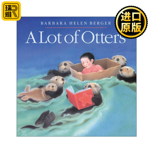 A Lot of Otters (Picture Puffins) 很多水獭 儿童童话奇幻故事绘本 Barbara Berger