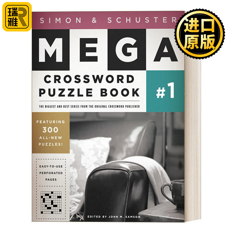 Simon & Schuster Mega Crossword Puzzle Book #1 西蒙与舒斯特超级纵横字谜书1