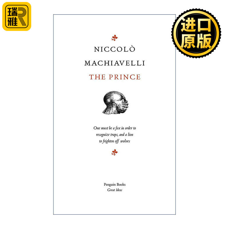 正版 The Prince (Penguin Great Ideas) 君主论 Niccolo Machiavelli马基雅维里 企鹅伟大思想系列 英文原版 进口英语书籍
