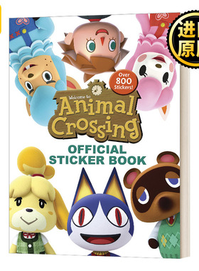 动物森友会 官方贴纸书 英文原版 Animal Crossing Official Stick Book 英文版 Courtney Carbone 进口英语原版书籍