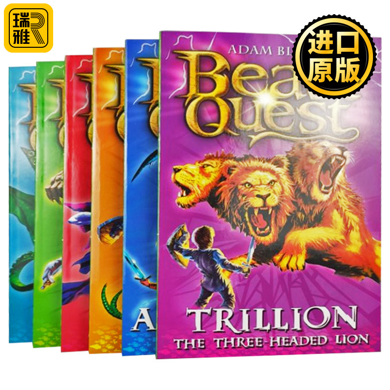 阿方提亚第2卷套装7-12册 Beast Quest Series 2 英文原版 阿凡蒂亚 追击野兽探索 野兽的追求 亚当布雷德Adam Blade 进口英语书籍