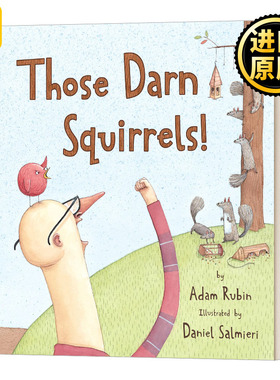 英文原版 Those Darn Squirrels! 可恶的松鼠们 儿童趣味幽默英语启蒙读物 Adam Rubin 英文版 进口英语原版书籍