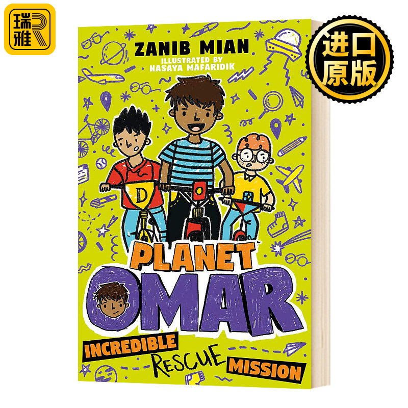 奥马尔星球3 难以置信的救援任务 英文原版 Planet Omar Incredible Rescue Mission 英文版 Zanib Mian 进口英语原版书籍
