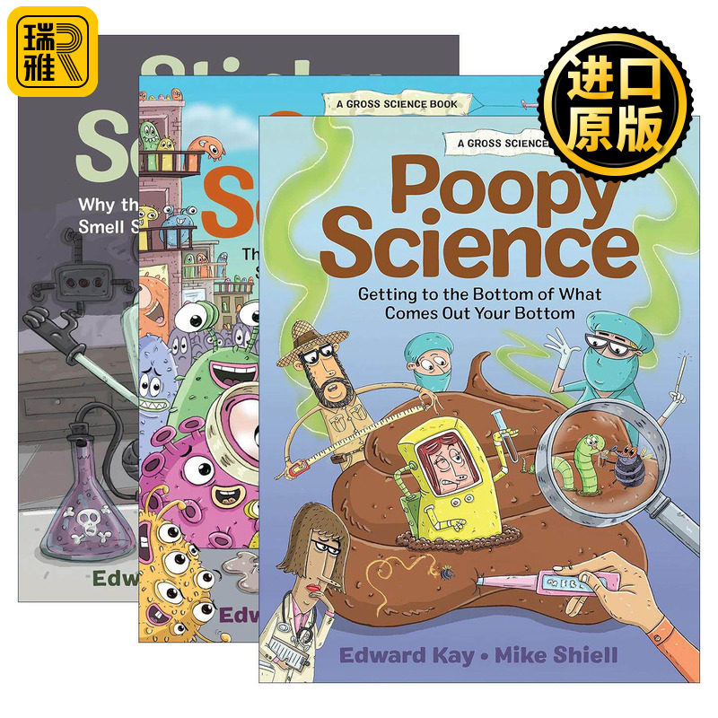 恶心的科学系列3册英文原版