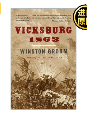 英文原版 Vicksburg 1863 维克斯堡 美国历史 阿甘正传作者Winston Groom 英文版 进口英语原版书籍