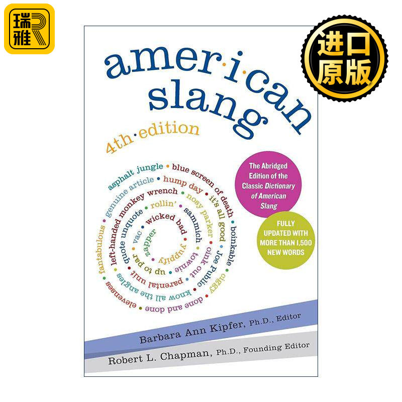 英文原版 American Slang 美国俚语 第4版 英文版 进口英语原版书籍