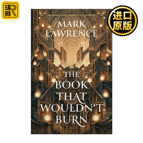 英文原版 The Book That Wouldn’t Burn 图书馆三部曲1 不能燃烧的书 Mark Lawrence畅销奇幻小说 英文版 进口英语原版书籍
