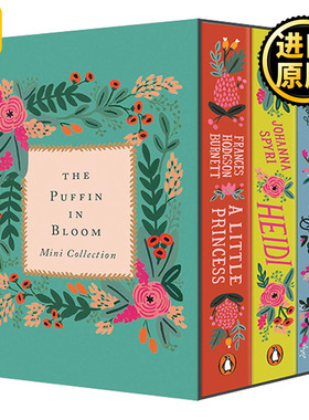 Penguin Minis Puffin in Bloom 企鹅迷你海雀繁花经典 3册套装 绿山墙的安妮 海蒂 小公主