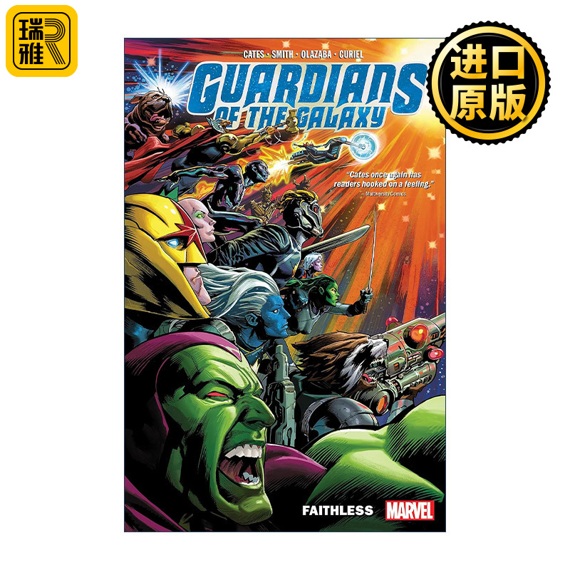 Guardians Of The Galaxy Vol. Faithless Donny Cates 书籍/杂志/报纸 漫画类原版书 原图主图