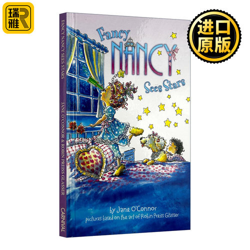 英文原版 Fancy Nancy Sees Stars 漂亮南希看星星 精装儿童绘本 英文版 进口英语原版书籍