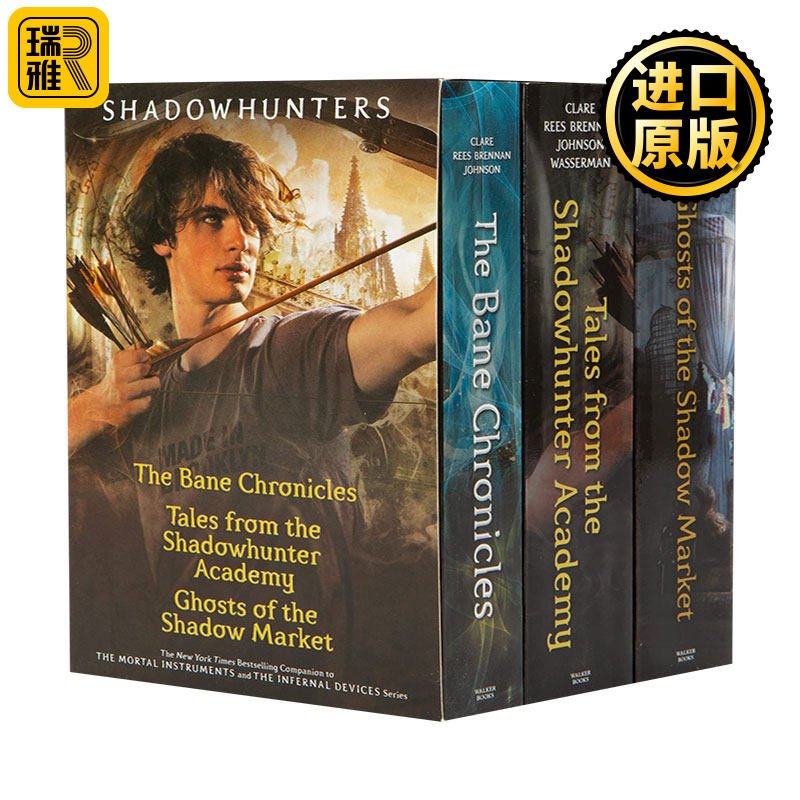 英文原版 The Shadowhunters Slipcase 暗影猎人系列3册盒装 卡珊德拉·克莱尔 英文版 Cassandra Clare 进口英语原版书籍