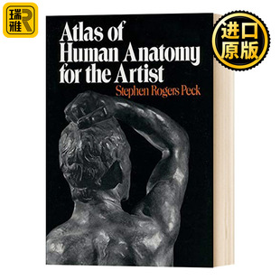 Peck Atlas Anatomy Human 艺用人体解剖图谱 the Rogers 英文版 Stephen 艺用人体结构 Artist 书籍 进口英语原版 for 英文原版