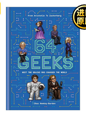 英文原版 64 Geeks 64位极客 塑造世界的智慧头脑 精装 英文版 进口英语原版书籍