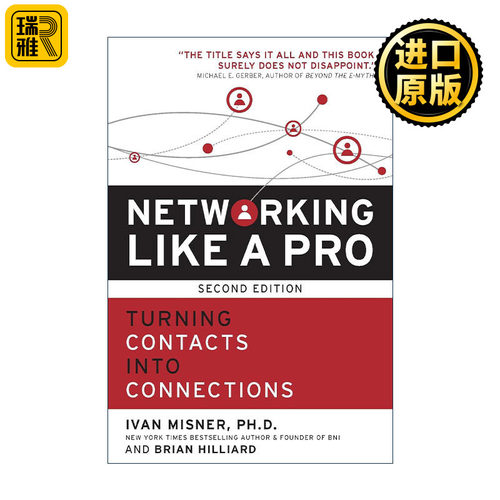 英文原版 Networking Like a Pro 像专业人士一样建立人脉关系网 第二版 社交指南 销售 Ivan Misner 英文版 进口英语原版书籍