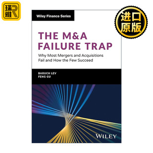进口英语原版 The M&A 并购失败陷阱 原因 为何大多数并购以失败告终以及少数成功 Failure 英文原版 书籍 精装 英文版 Trap