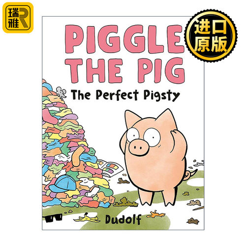 英文原版 Piggle the Pig The Perfect Pigsty 小猪系列 很好的猪圈 儿童精装绘本 Dudolf 英文版 进口英语原版书籍